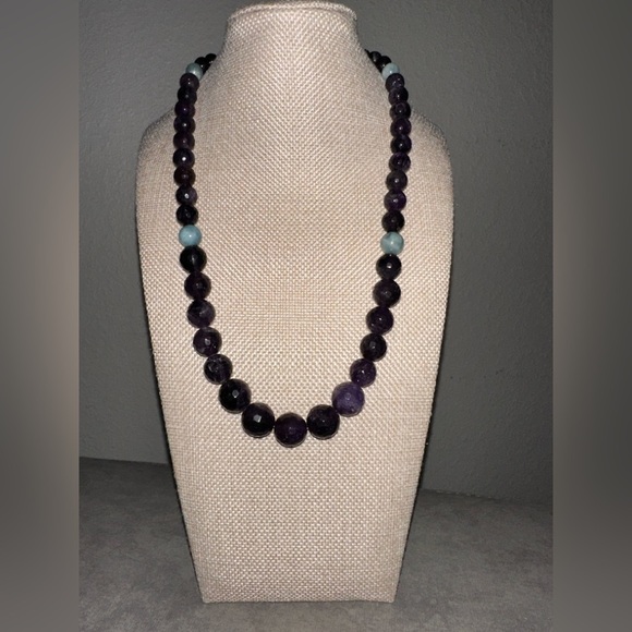 Mine Finds by Jay King Jewelry - Amethyst & Turquoise bead necklace by Jay King